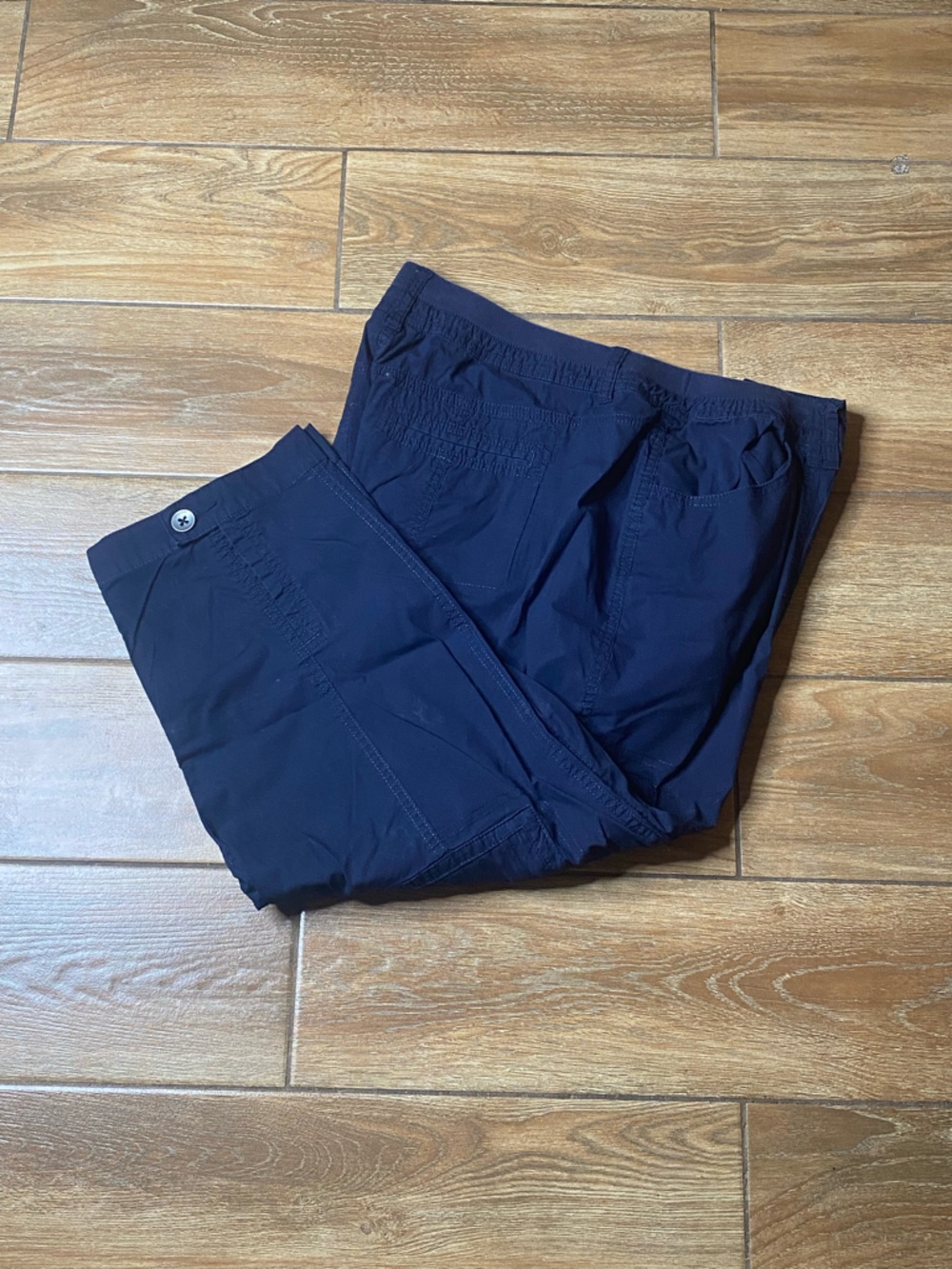Chico's 2 Blue Capri Cargo Pants